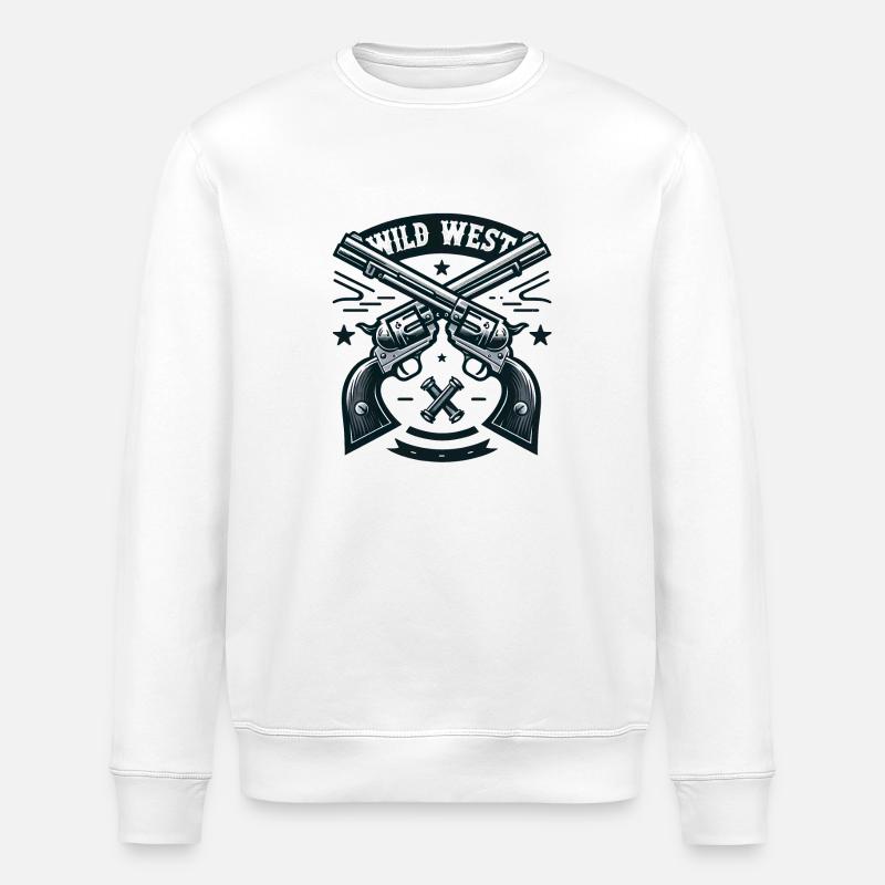 Le Far West - Sweat bio ROLLER Stanley/Stella Unisexe - blanc