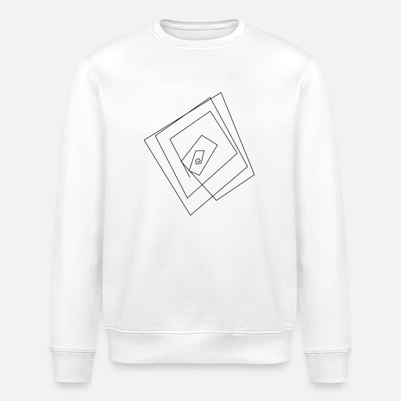 Geometry - Stanley/Stella ROLLER Unisex Organic Sweatshirt - white