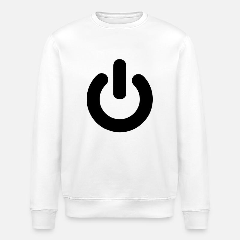 Power - Sweat bio ROLLER Stanley/Stella Unisexe - blanc