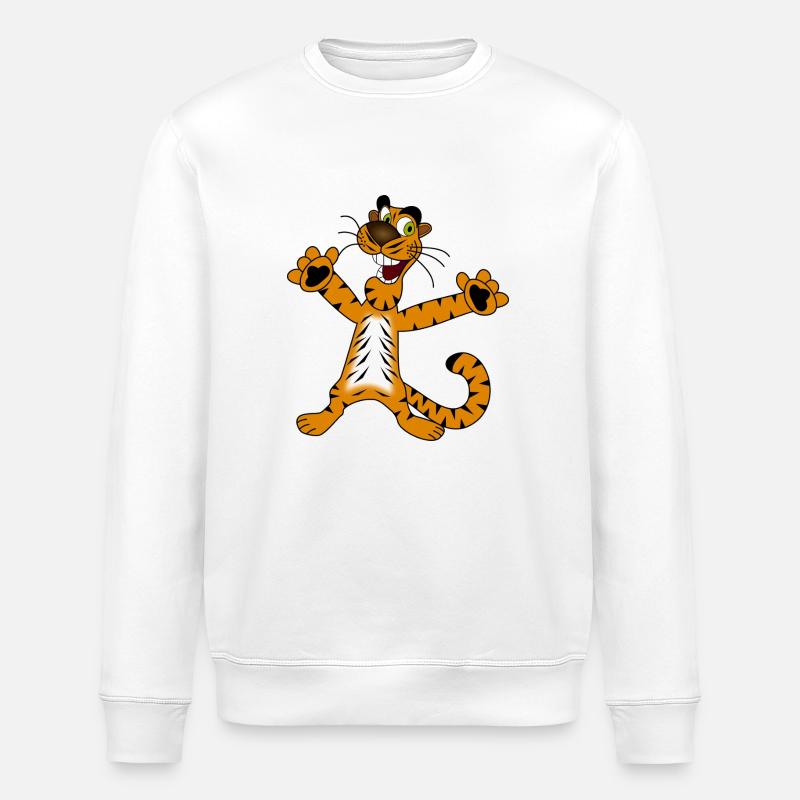 tiger 160601 1280 - Sweat bio ROLLER Stanley/Stella Unisexe - blanc
