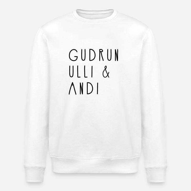 Andi Ulli Gudrun - Stanley/Stella ROLLER Unisex Organic Sweatshirt - white