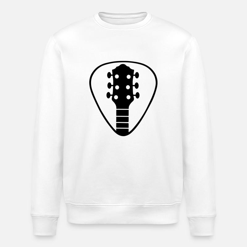 Guitare 3 - Sweat bio ROLLER Stanley/Stella Unisexe - blanc