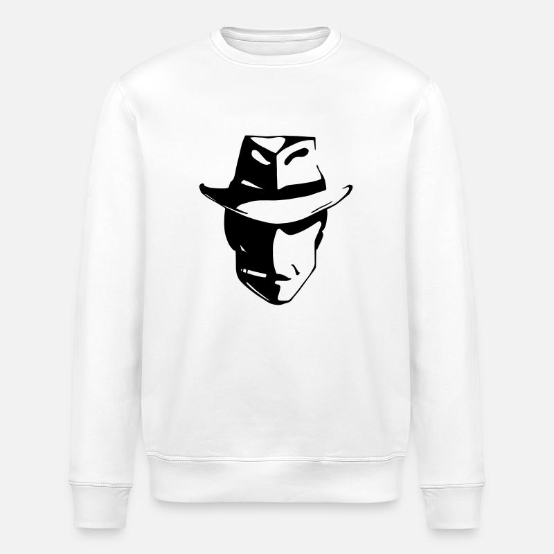 Gangster - Stanley/Stella Unisex Bio-Sweatshirt ROLLER - Weiß