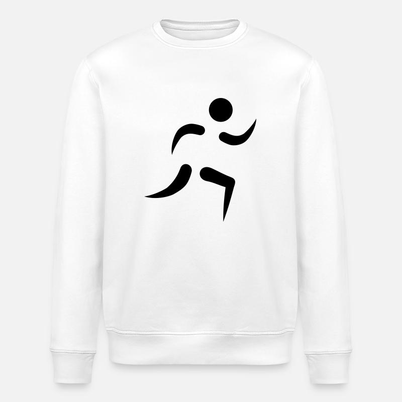 Running - Stanley/Stella ROLLER Unisex Organic Sweatshirt - white