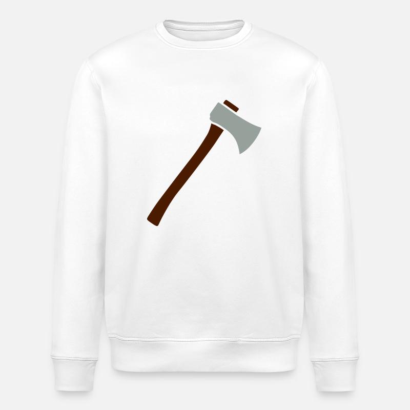 Axt - Stanley/Stella Unisex Bio-Sweatshirt ROLLER - Weiß