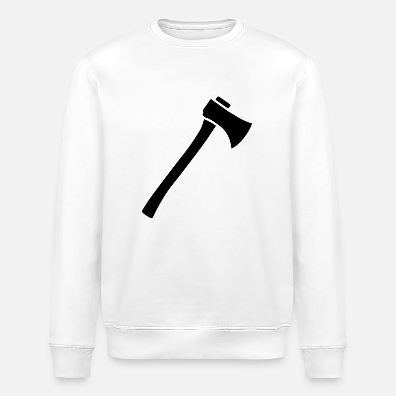 Ax - Stanley/Stella ROLLER Unisex Organic Sweatshirt - white