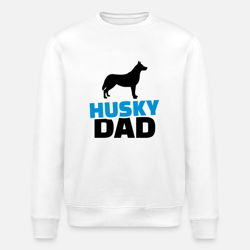 Husky Dad - Sweat bio ROLLER Stanley/Stella Unisexe - blanc