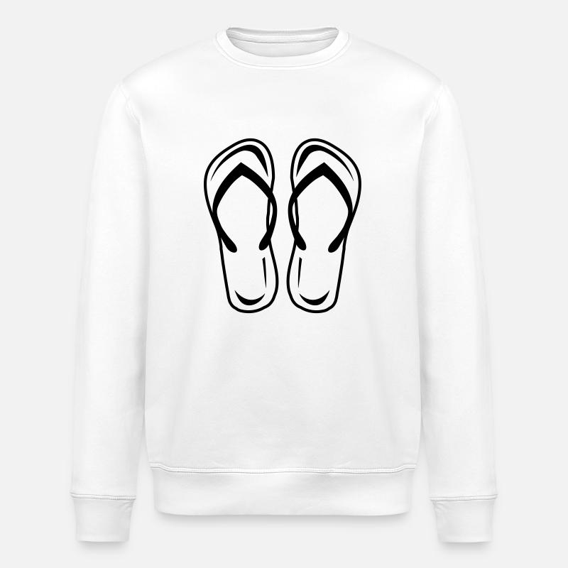 flipflops sandalen - Stanley/Stella Unisex Bio-Sweatshirt ROLLER - Weiß