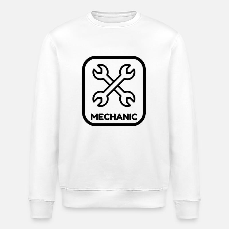 mécanique / mécanicien / mécano / garage - Sweat bio ROLLER Stanley/Stella Unisexe - blanc
