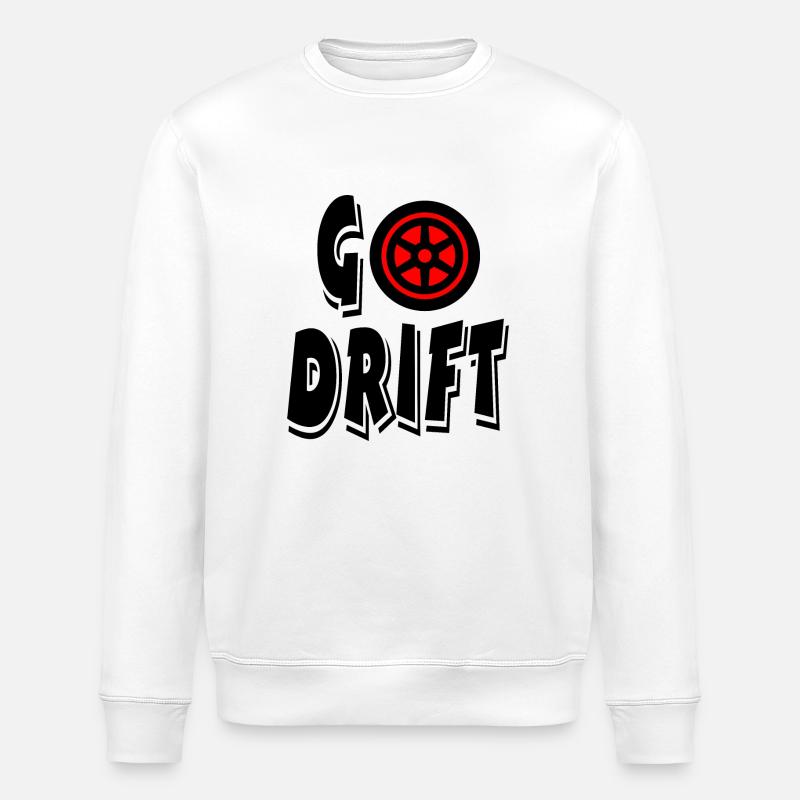 Voiture - Sweat bio ROLLER Stanley/Stella Unisexe - blanc