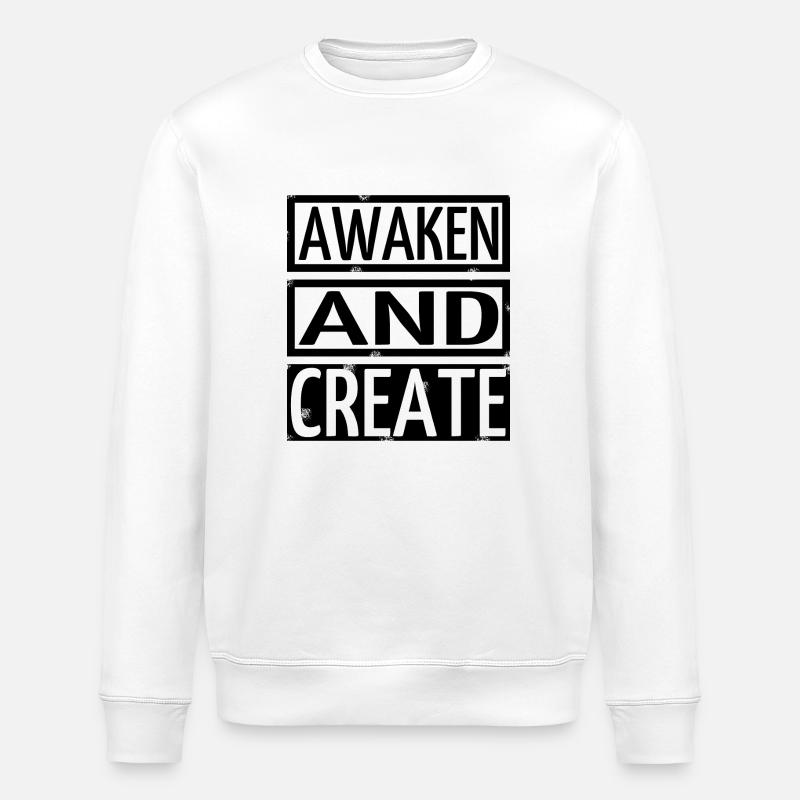 anniversaire, compréhension, clarté, blague, conscience - Sweat bio ROLLER Stanley/Stella Unisexe - blanc