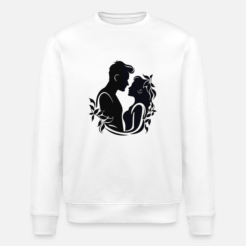 Baiser de gui - Sweat bio ROLLER Stanley/Stella Unisexe - blanc