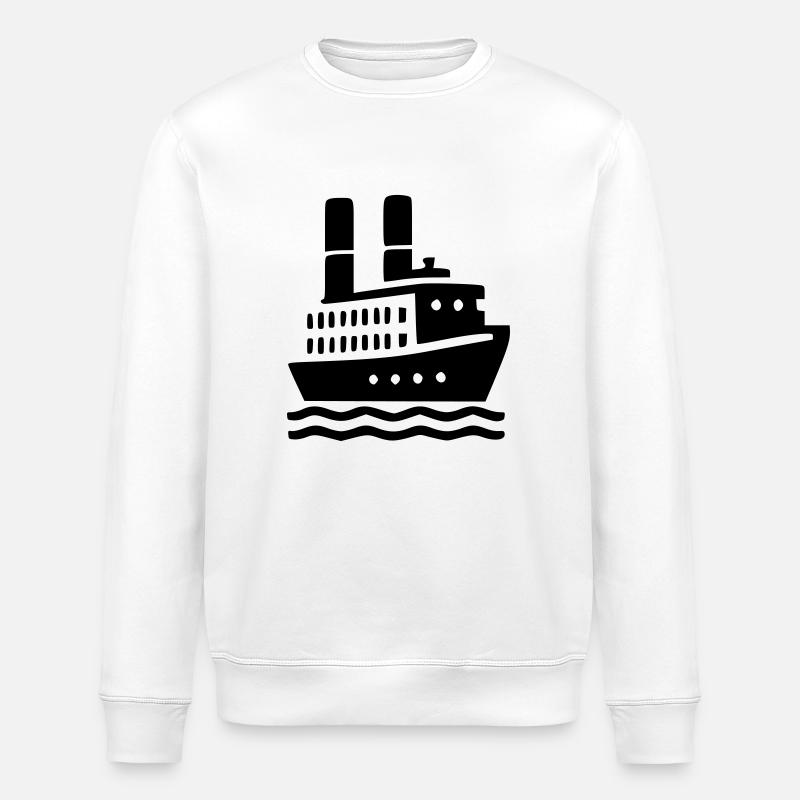 Bootsfahrt - Stanley/Stella Unisex Bio-Sweatshirt ROLLER - Weiß
