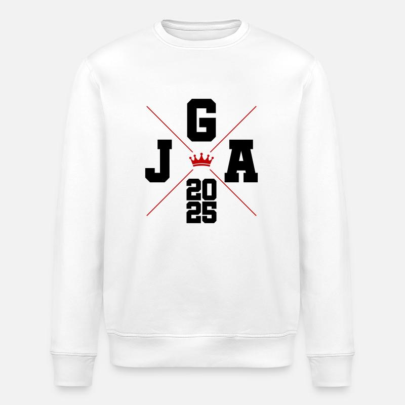 Jga 2025 Junggesellenabschied - Stanley/Stella Unisex Bio-Sweatshirt ROLLER - Weiß
