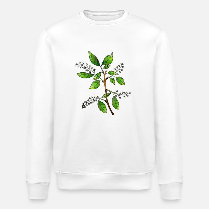 Blumen - Stanley/Stella Unisex Bio-Sweatshirt ROLLER - Weiß