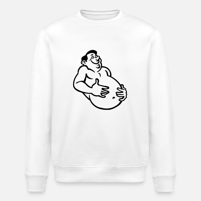 bauch - Stanley/Stella Unisex Bio-Sweatshirt ROLLER - Weiß