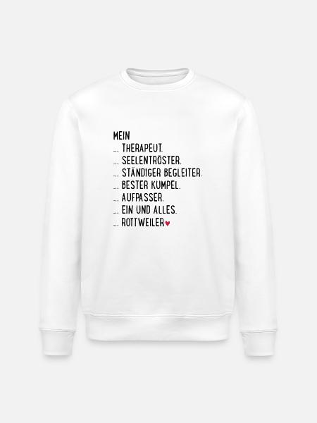 rottweiler - Stanley/Stella Unisex Bio-Sweatshirt ROLLER - Weiß