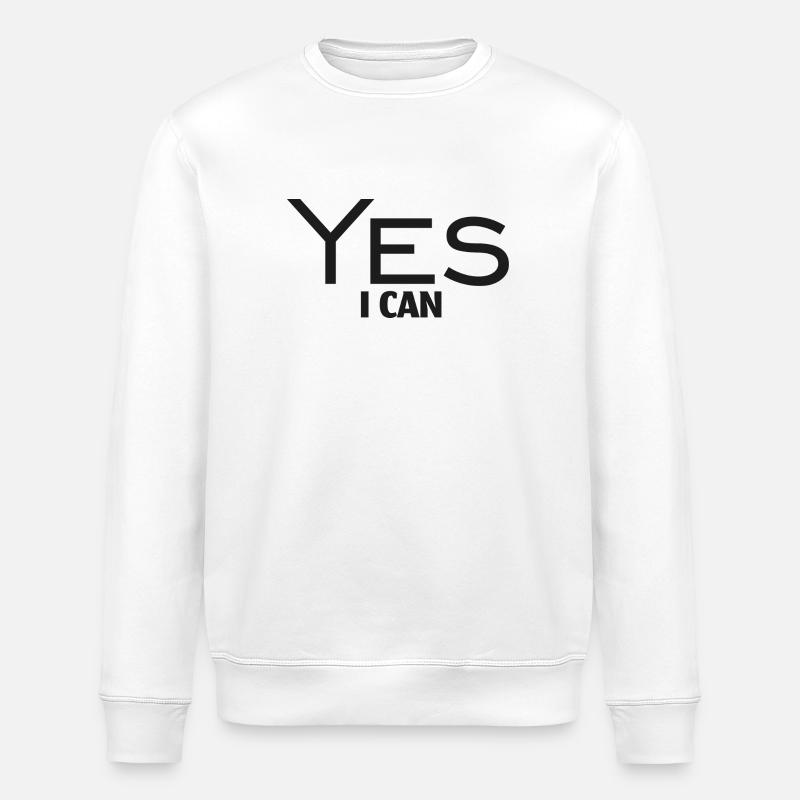 OUI JE! - Sweat bio ROLLER Stanley/Stella Unisexe - blanc