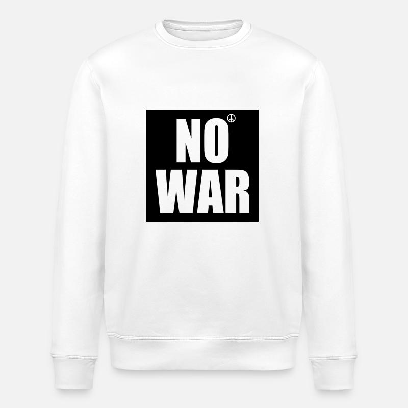 No war - Stanley/Stella Unisex Bio-Sweatshirt ROLLER - Weiß