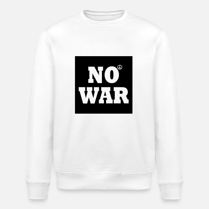 No war - Stanley/Stella Unisex Bio-Sweatshirt ROLLER - Weiß
