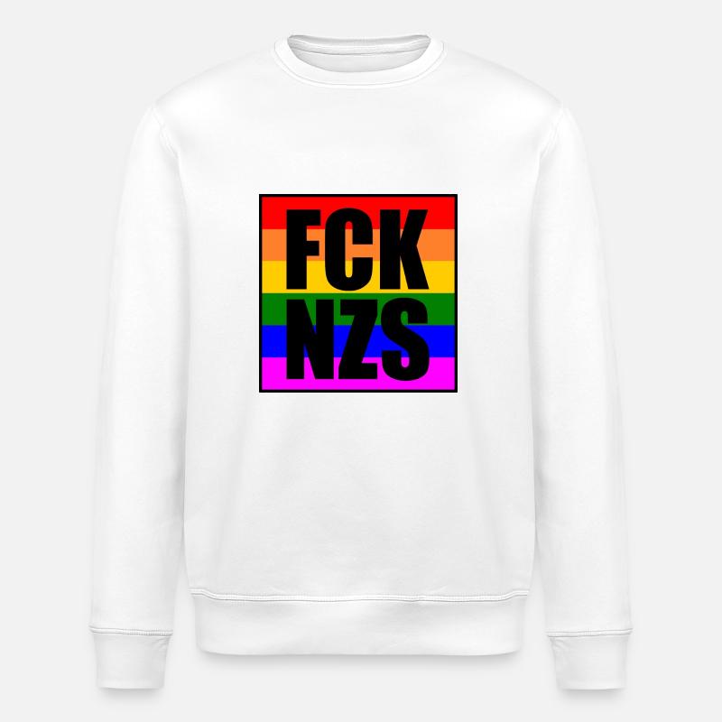 Fck nzs - Stanley/Stella ROLLER Unisex Organic Sweatshirt - white