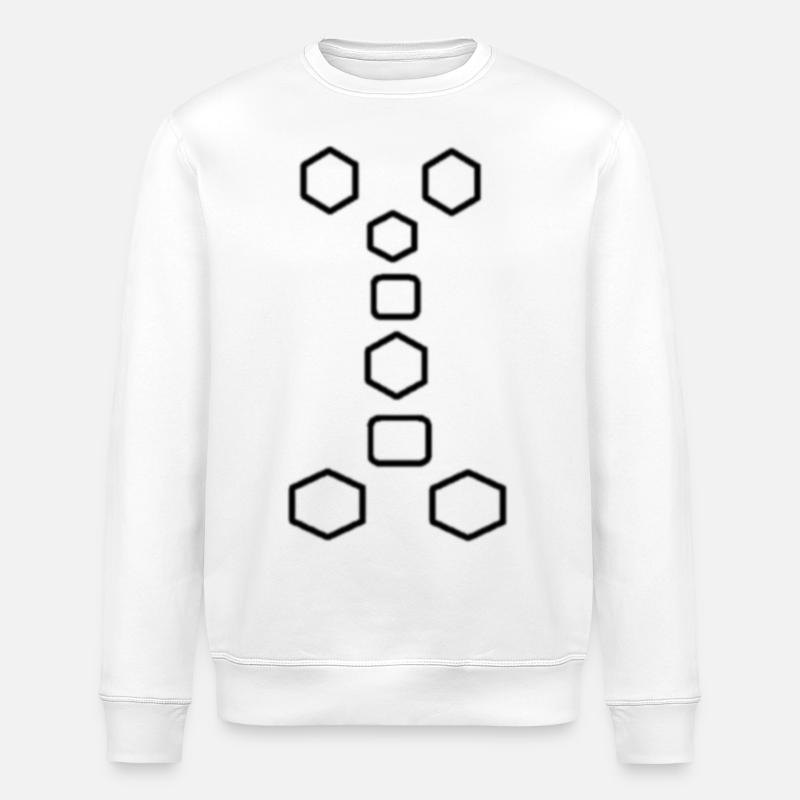 Gebilde - Stanley/Stella Unisex Bio-Sweatshirt ROLLER - Weiß