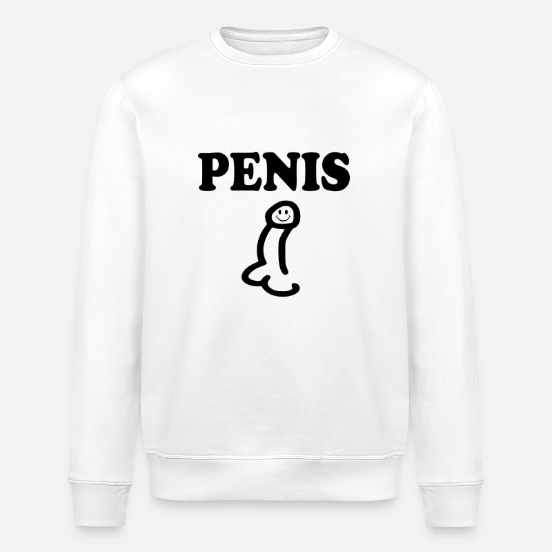 Penis - Sweat bio ROLLER Stanley/Stella Unisexe - blanc