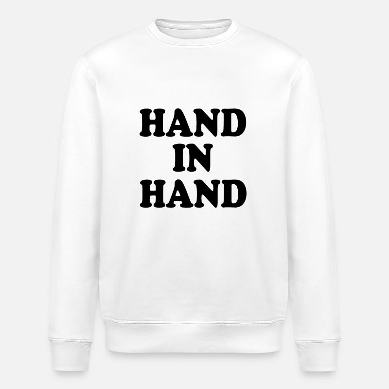 Hand in hand - Stanley/Stella Unisex Bio-Sweatshirt ROLLER - Weiß