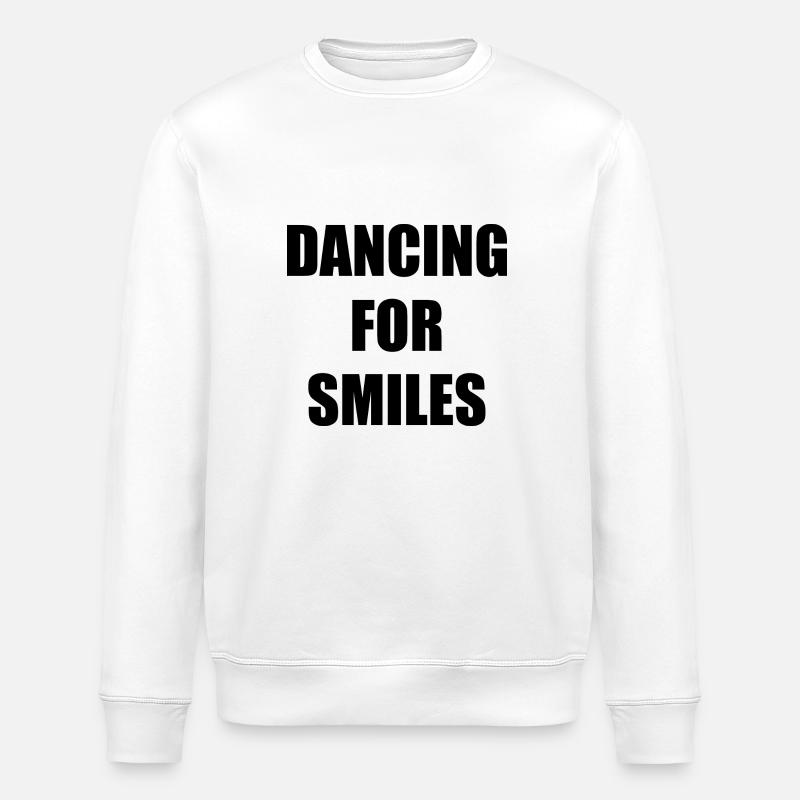 dancing for smiles - Sweat bio ROLLER Stanley/Stella Unisexe - blanc
