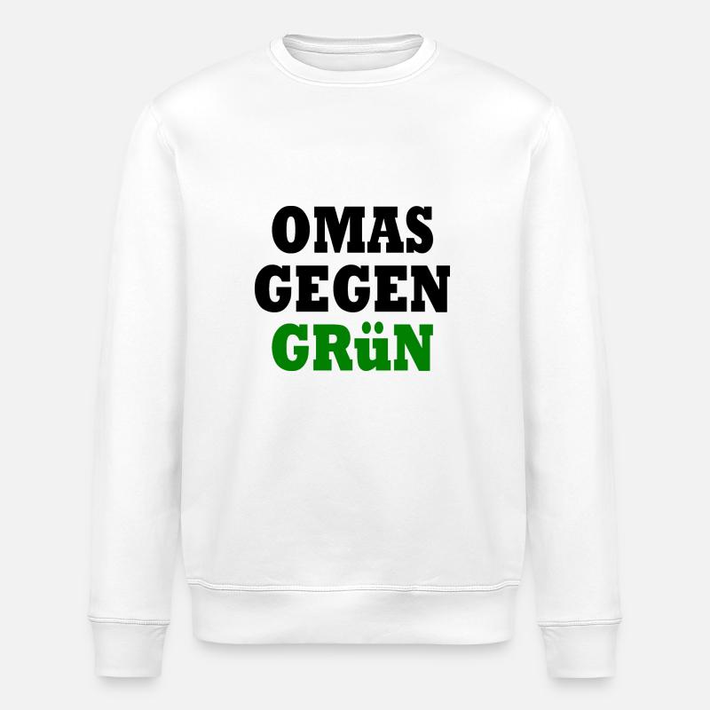Omas gegen grün - Stanley/Stella Unisex Bio-Sweatshirt ROLLER - Weiß