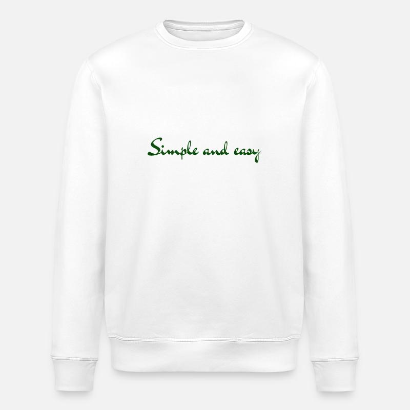 Simple and easy - Stanley/Stella Unisex Bio-Sweatshirt ROLLER - Weiß