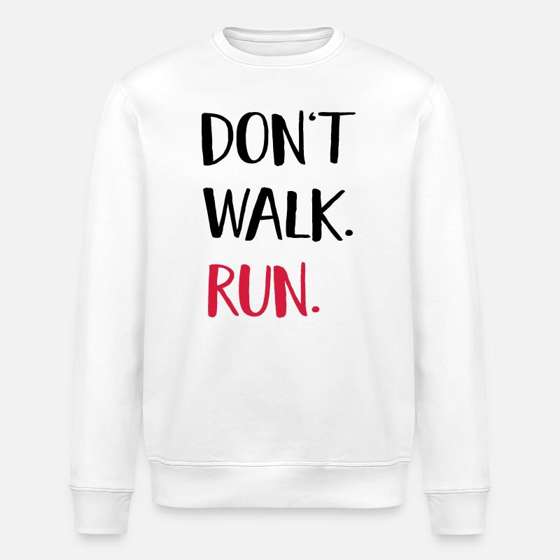 run - Stanley/Stella ROLLER Unisex Organic Sweatshirt - white