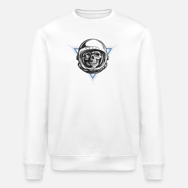 Space Monkey - Stanley/Stella ROLLER Unisex Organic Sweatshirt - white