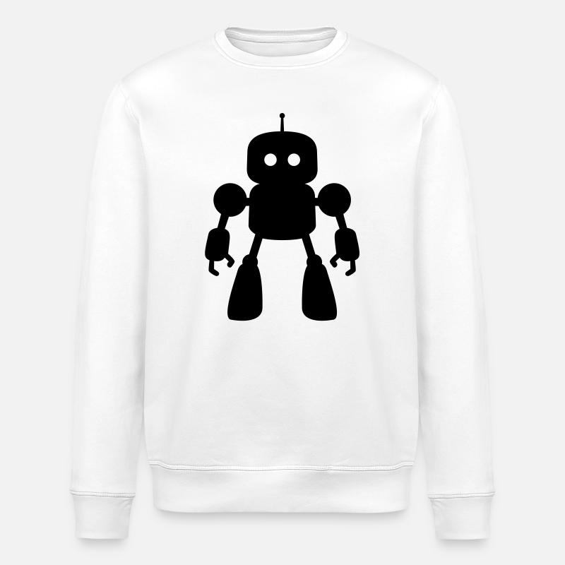 I Robot - Sweat bio ROLLER Stanley/Stella Unisexe - blanc