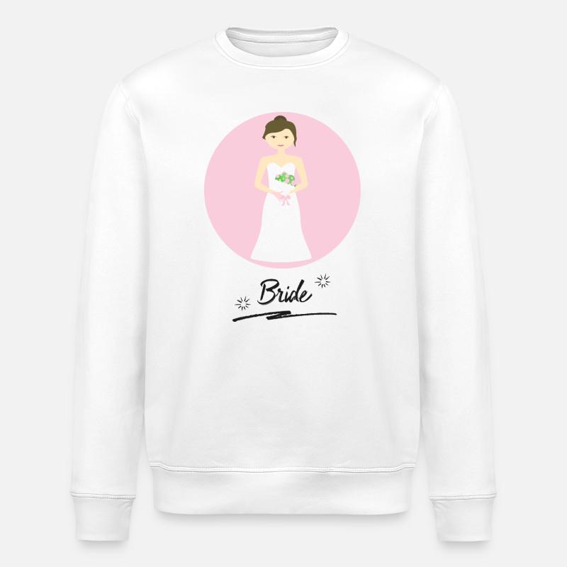 jeune mariée - Sweat bio ROLLER Stanley/Stella Unisexe - blanc