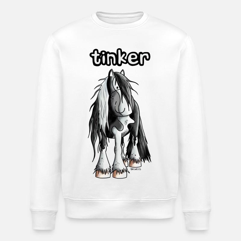 Funny Irish Tinker - Sweat bio ROLLER Stanley/Stella Unisexe - blanc