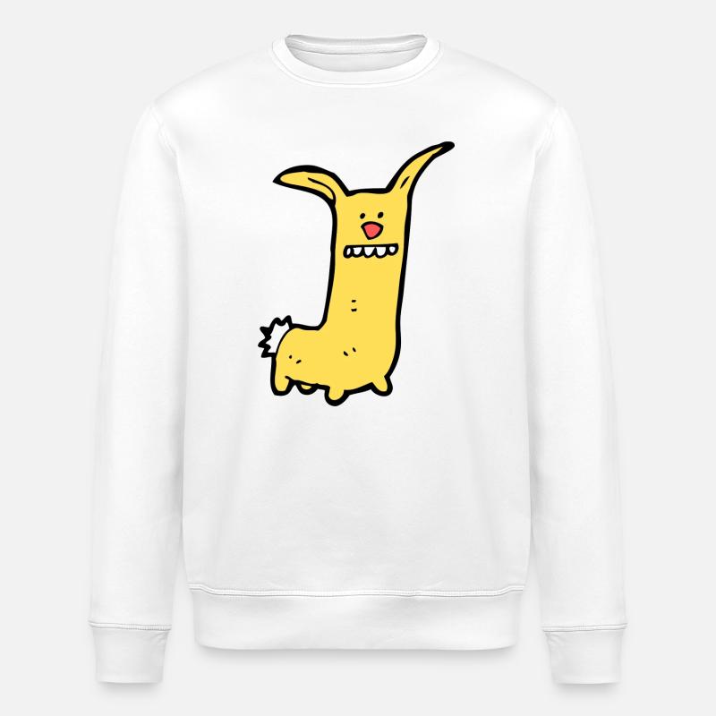 Drôle d’animal comique - Sweat bio ROLLER Stanley/Stella Unisexe - blanc