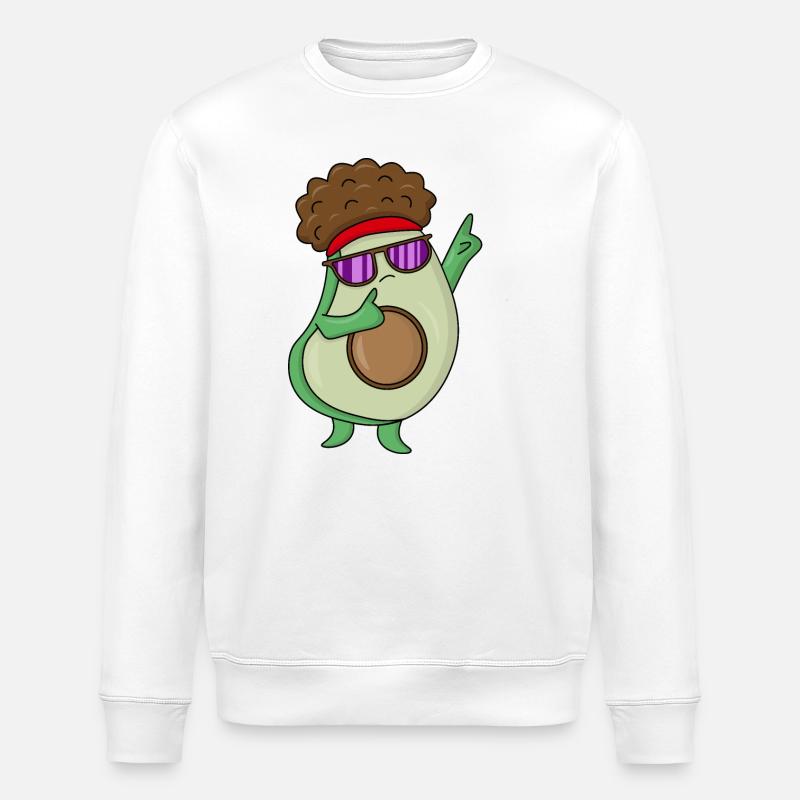 Danse Cool Avacado - Sweat bio ROLLER Stanley/Stella Unisexe - blanc