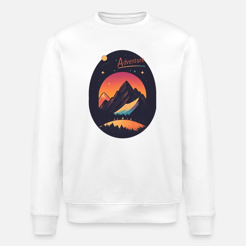 Aventure - Sweat bio ROLLER Stanley/Stella Unisexe - blanc