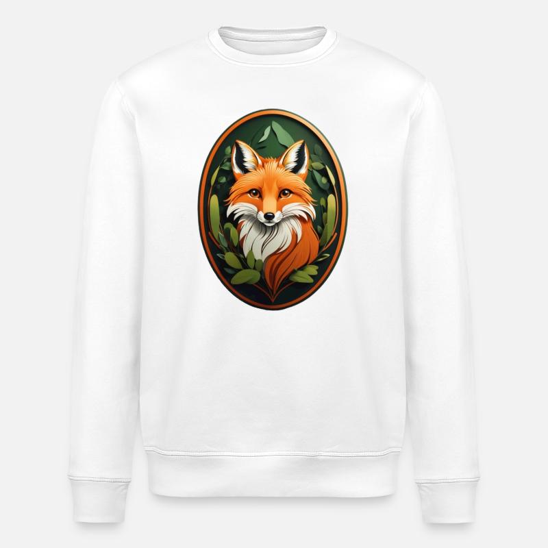 Rotfuchs - Stanley/Stella Unisex Bio-Sweatshirt ROLLER - Weiß