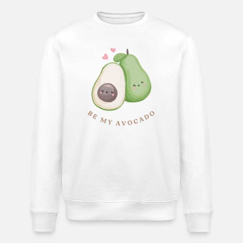 Be my avocado - Stanley/Stella Unisex Bio-Sweatshirt ROLLER - Weiß
