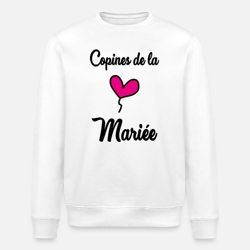 FREUNDINNEN DER BRAUT - Stanley/Stella Unisex Bio-Sweatshirt ROLLER - Weiß