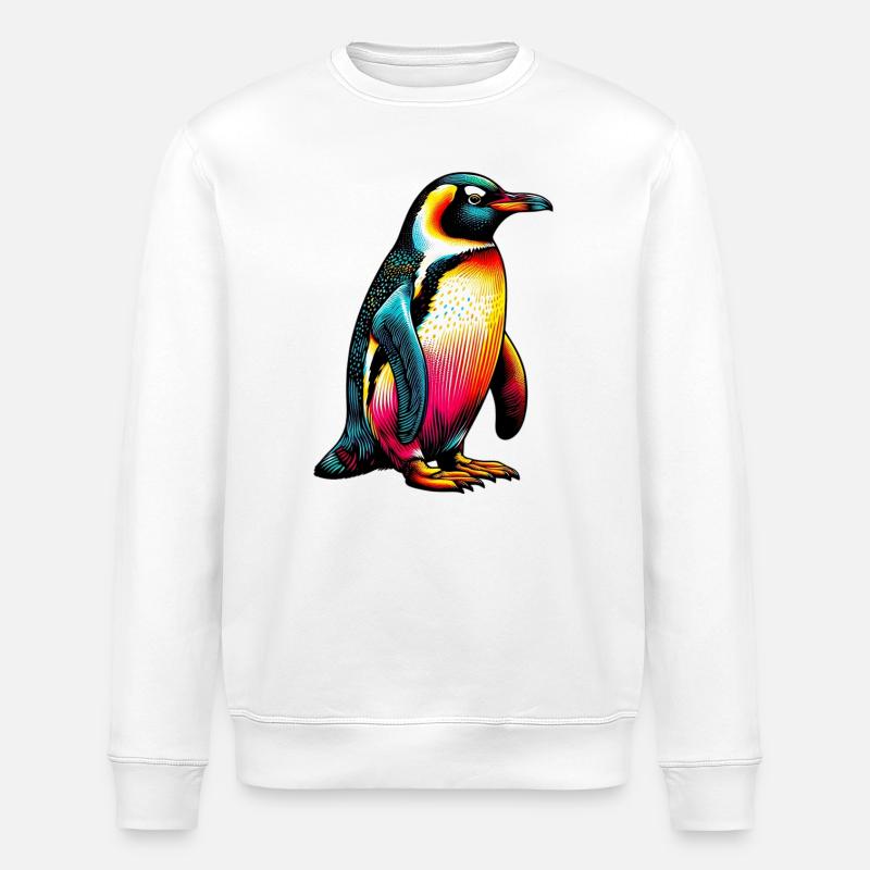 Pinguin - Stanley/Stella Unisex Bio-Sweatshirt ROLLER - Weiß