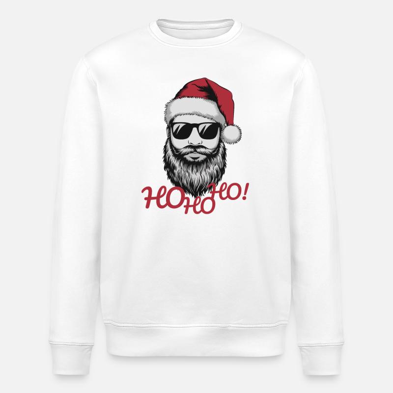 HO ho HO - Stanley/Stella Unisex Bio-Sweatshirt ROLLER - Weiß