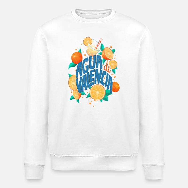 Agua de Valencia - Stanley/Stella Unisex Bio-Sweatshirt ROLLER - Weiß