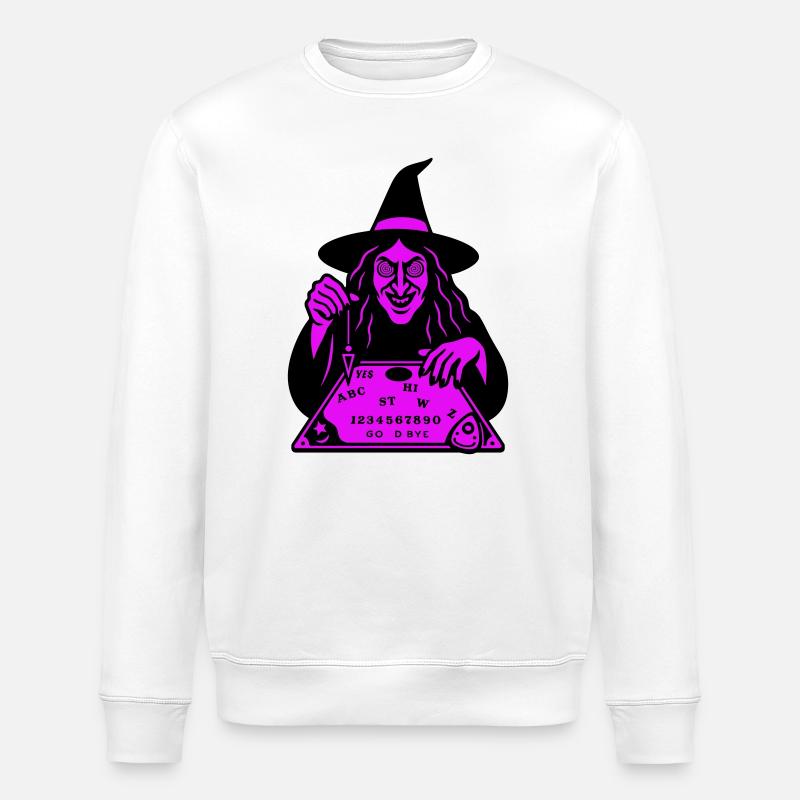 Hypnotic Witch Board - Stanley/Stella Unisex Bio-Sweatshirt ROLLER - Weiß