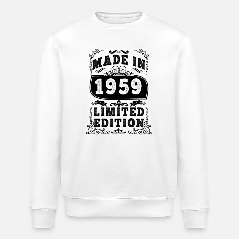 Ätherisches Naturmuster in Pastell - Stanley/Stella Unisex Bio-Sweatshirt ROLLER - Weiß