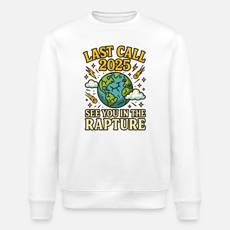 Dernier appel 2025 - Sweat bio ROLLER Stanley/Stella Unisexe - blanc