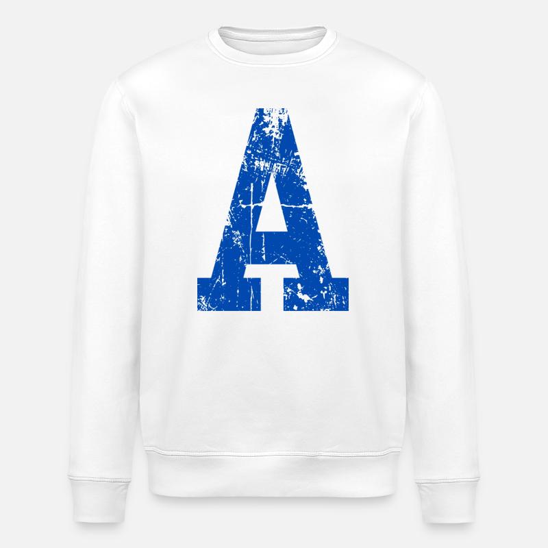Retro-Sportbrief - Stanley/Stella Unisex Bio-Sweatshirt ROLLER - Weiß