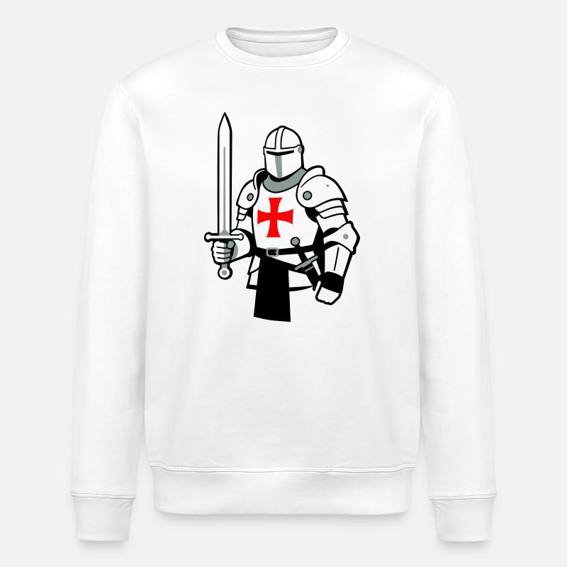 Ritter - Stanley/Stella Unisex Bio-Sweatshirt ROLLER - Weiß